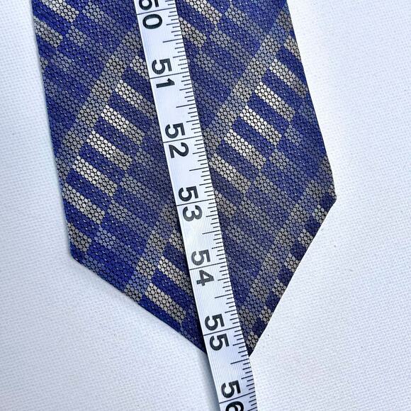 MISSONI Vintage Missoni Geometric Men's Neck Tie Silk & Wool 56" - Picture 4 of 5